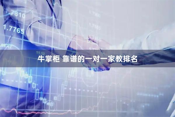 牛掌柜 靠谱的一对一家教排名