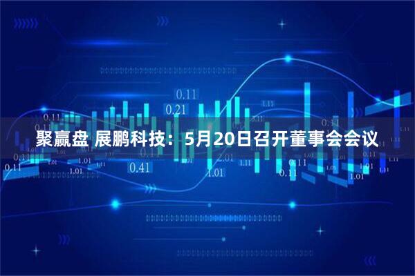 聚赢盘 展鹏科技：5月20日召开董事会会议