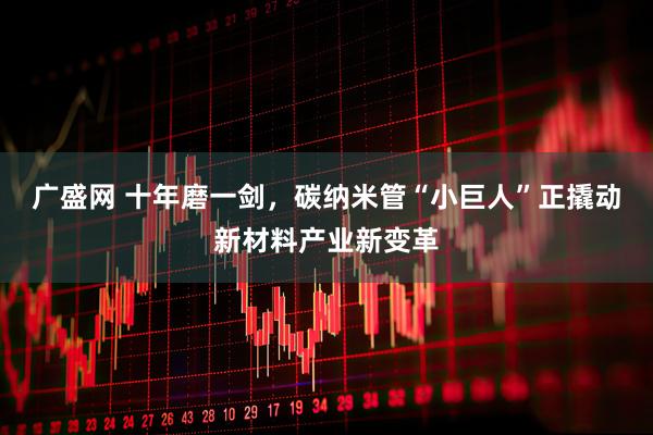 广盛网 十年磨一剑，碳纳米管“小巨人”正撬动新材料产业新变革