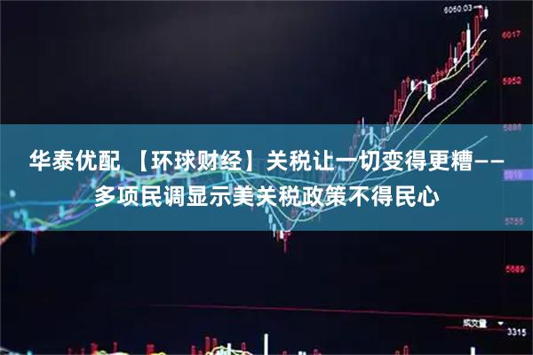 华泰优配 【环球财经】关税让一切变得更糟——多项民调显示美关税政策不得民心