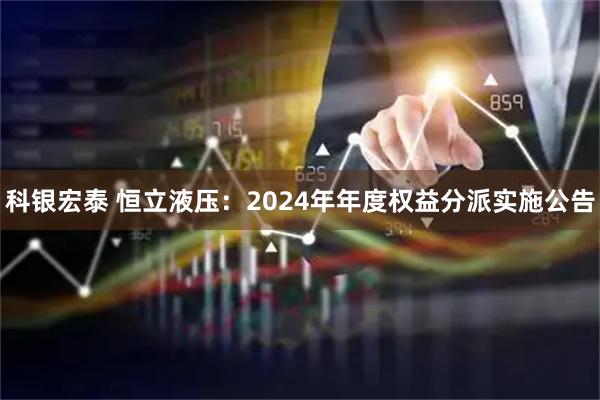 科银宏泰 恒立液压：2024年年度权益分派实施公告